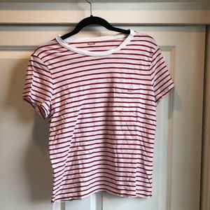 Madewell striped short sleeve t shirt